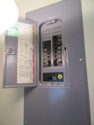 1. Electrical Panel Electrical Location: Panel box is located in the garage.