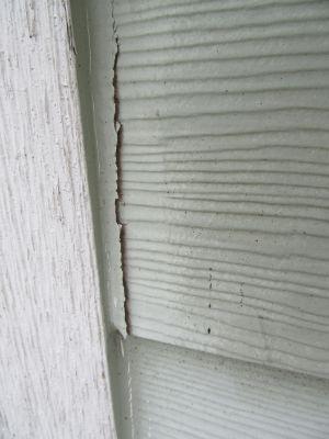 MAINTENANCE: Broken caulking seals noted at siding seams and around windows, doors and trim.