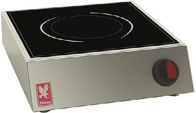 Complementary Products - Electric i-top Countertop Induction Unit i-top Induction Unit 340mm (w) x 445mm (d) x 100mm (h) Total rating: 3kW Electrical supply: 230V~ Cooking area: 315mm x 315mm Inbuilt