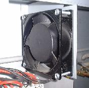Fan Wires Figure 6.3.17a Check Valve 2) Remove the 4 screws securing the fan to it s mounting bracket and remove fan.