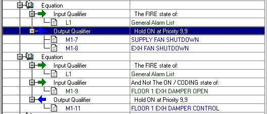 General Alarm Shutdown for Fans and Dampers, Continued Step 2. Program Point Types and Custom Labels for Damper Monitor Switches and Relays (continued) Damper Monitor Switches.