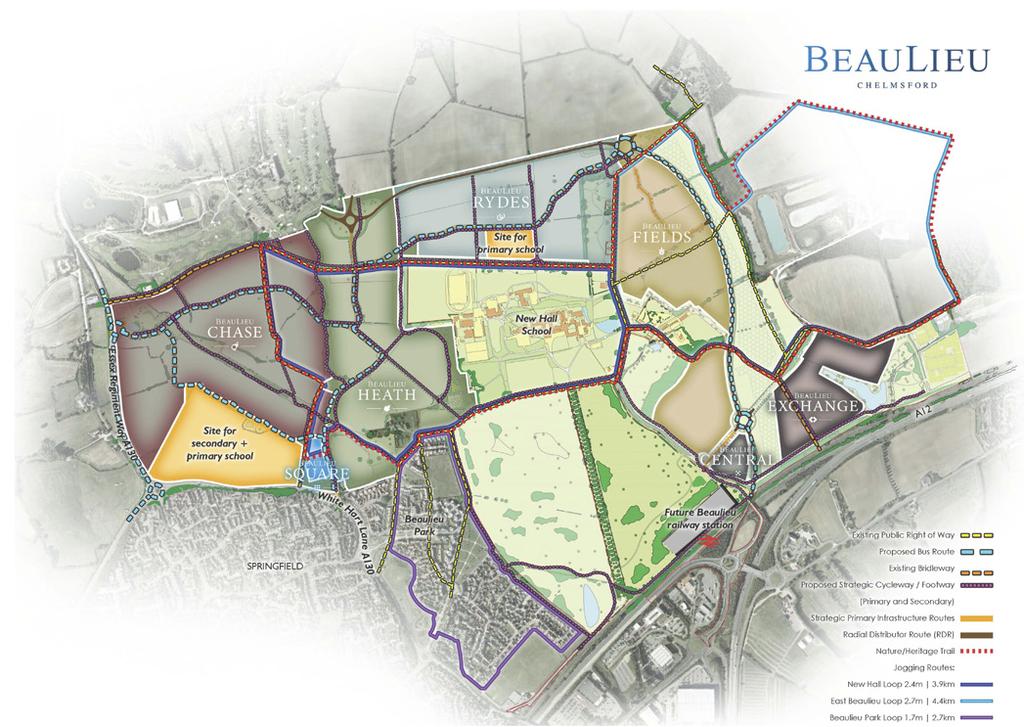THE BEAULIEU MASTER PLAN The 604 acres of previously inaccessible arable land have been intelligently transformed by Countryside and L&Q.