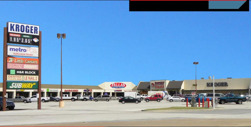 Kroger Junction FOR LEASE 2619 Red Bluff Rd, Pasadena, Texas 77506 The information contained herein while based upon data supplied by source deemed reliable, is subject to errors or omissions and is
