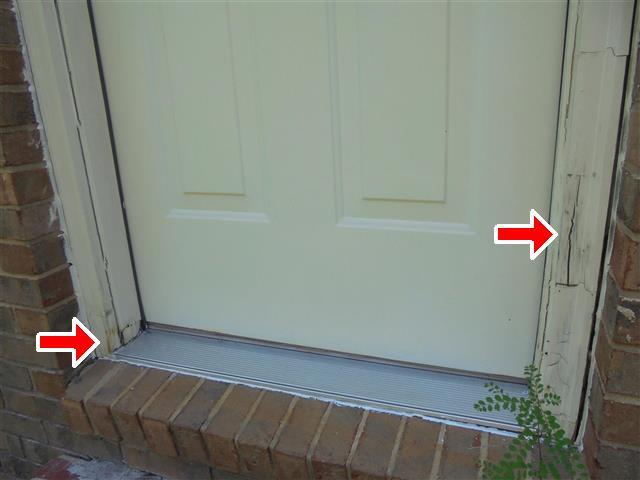 Item 4(Picture) Sellers belongings in front of the French door I.