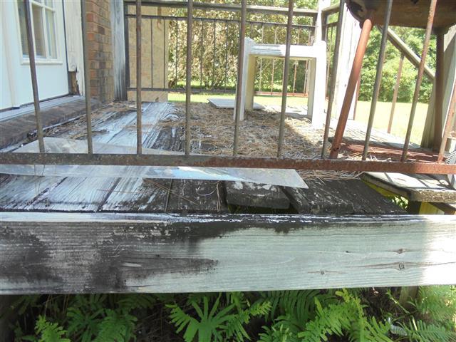 Item 4(Picture) Weathered deck II. ELECTRICAL SYSTEMS B.