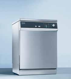 Commercial Dishwasher Specifications Machine G 7856 G 7859 Wash Programs 6 3 Water Connection 1 x hot water, max 70 C, 3/4 fitting Optional Optional 1 x cold water, 3/4 fitting Built-in Water