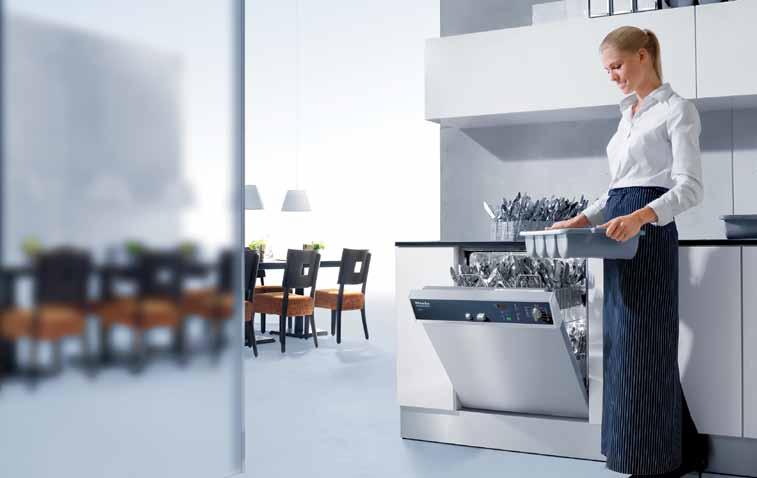 The G 7859 NSF Approved for Commercial Applications Only From Miele Miele offers the only NSF/ANSI 3 approved freshwater commercial dishwasher.