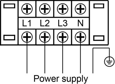 Power supply wiring diagram Wired controller wiring diagram (Standard wired controller) MRCT-100CWN1-D(C), MRCT-150CWN1-D(C), MRCT-200CWN1-D(C), MRCT-250CWN1-D(C): The standard wired