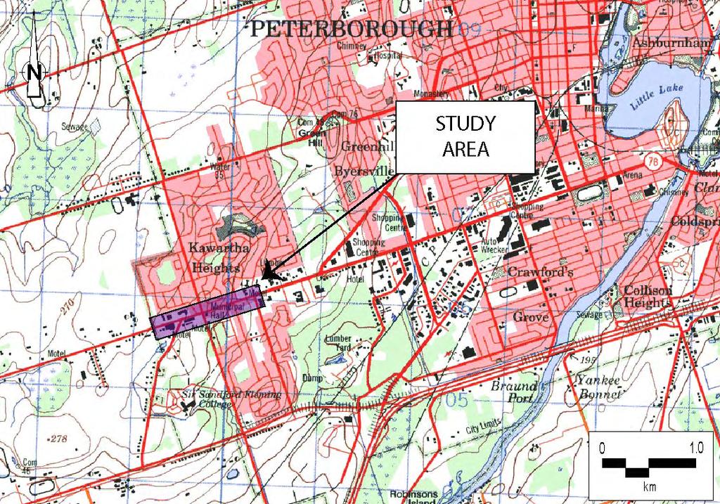 Lansdowne Street West Widening / Reconstruction, Spillsbury Drive to the West City Limit City of Peterborough, Ontario 1.0 INTRODUCTION Archaeological Services Inc.