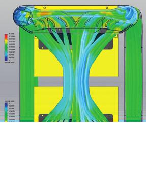 The air purge for the high transmission sapphire window was developed using Computational Fluid Dynamics (CFD) a technique