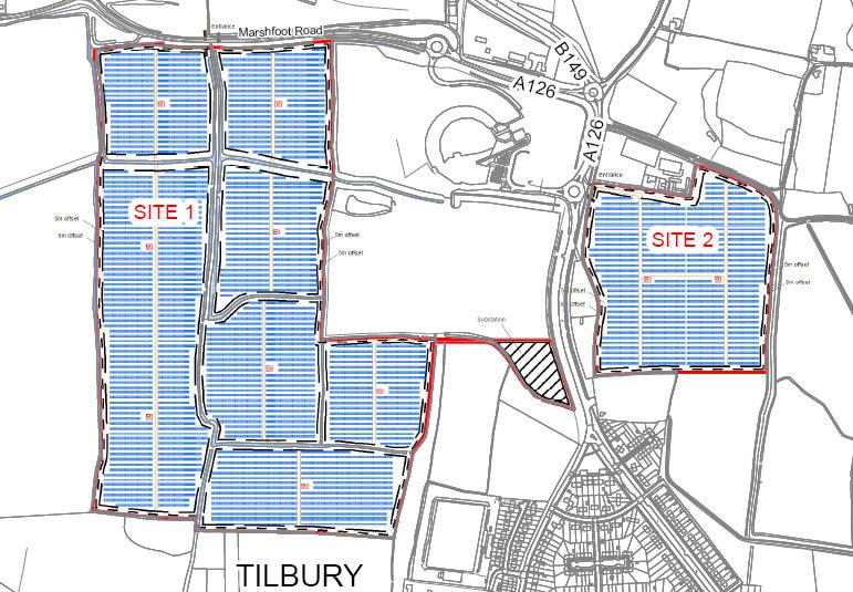 Plate 1-3: The Place Solar Farm Site Layout A network of internal roads will be installed as part of the proposed development which will allow access for maintenance.