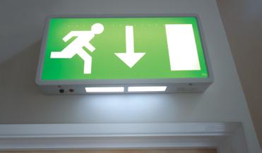 IP20 LED MAINTAINED EMERGENCY EXIT BOX SIGN White / 4W / 30,000 hrs / IP20 PAGE