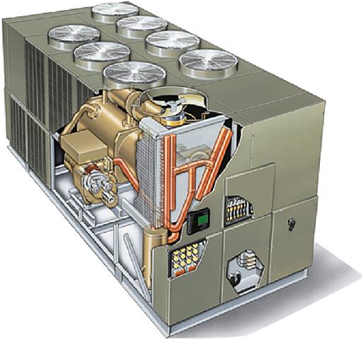 Packaged Air-cooled Chiller evaporator compressor
