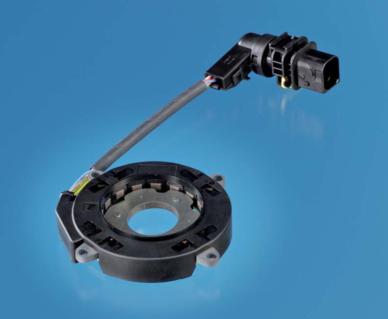Position Sensors Multi-Coil Resolver (MCR) Application Rotary position sensor for E-Motor Description Analog output Platform product based on speed numbers Performance Wide Temperature Range: 40 C to
