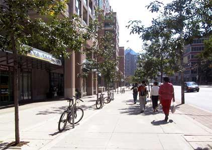 The streetscape is anticipated to be attractive and comfortable for pedestrian travel and other outdoor activities.