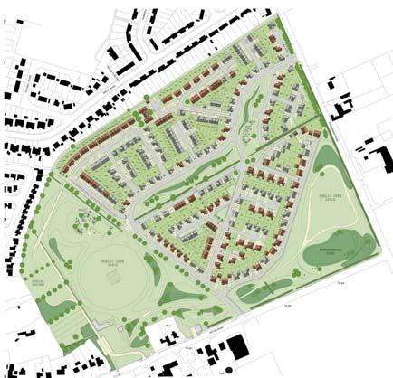 residential development on the land to the north of Aston Road in Haddenham.