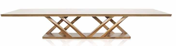 Product News Thomas Lavin, Suites B309/B310 The Z Quad Dining Table (lovingly referred to as the Quadzilla at the Hellman-Chang fabrication studio in Brooklyn, New York) champions the marriage of