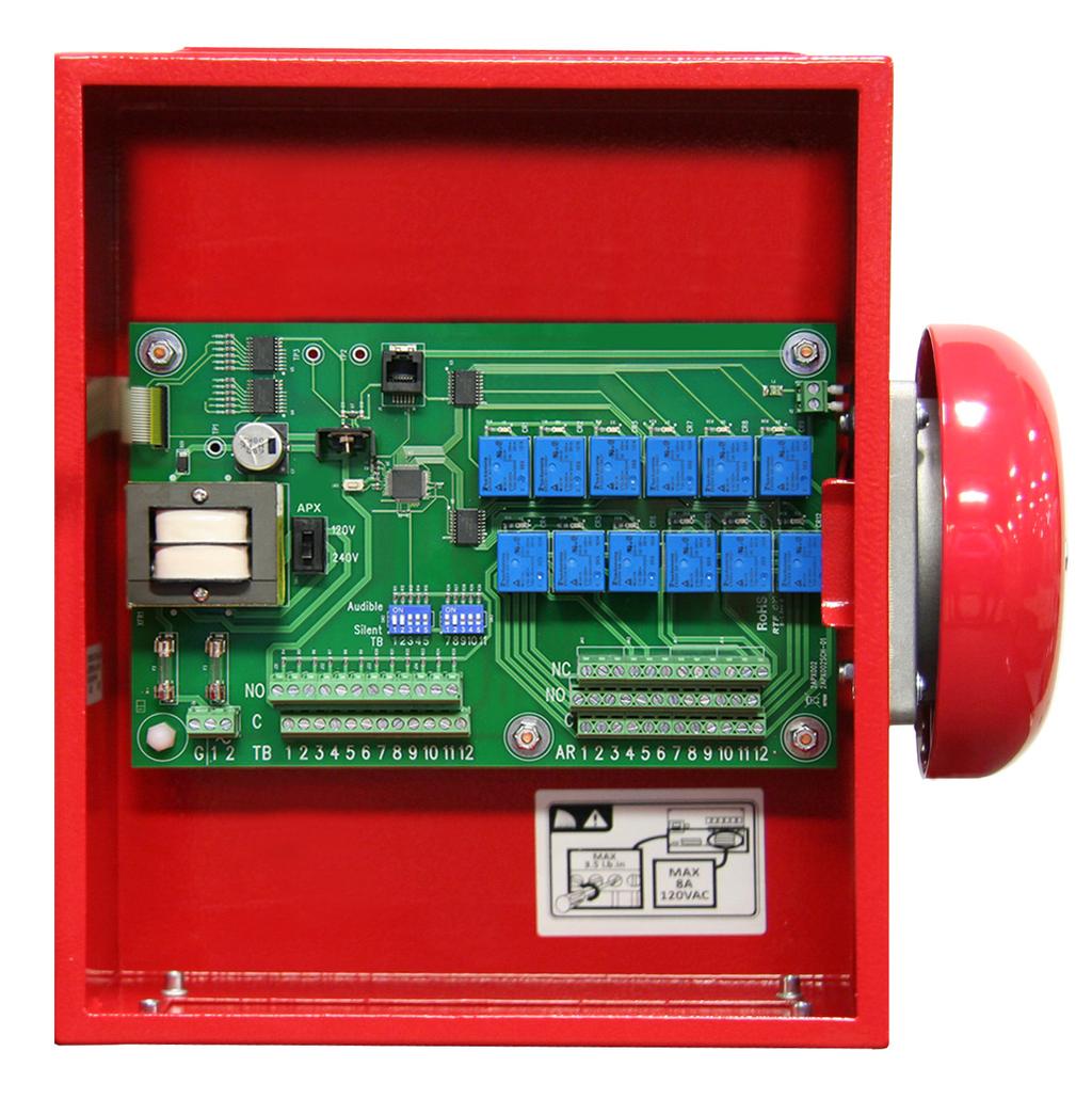 4 alarm bell Alarm inputs from fire pump controller