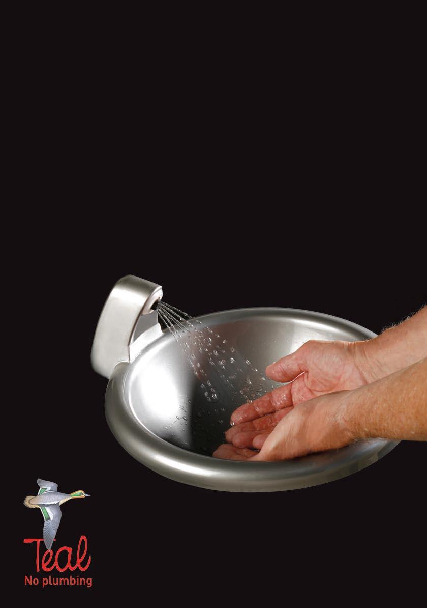 Hygienic Hot Water Hand Washing re-invented by Teal