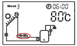 b. High temperature by-pass Function description: This function allows reducing the temperature in tank by using radiator, if the temperature in tank is too high, this function is triggered.