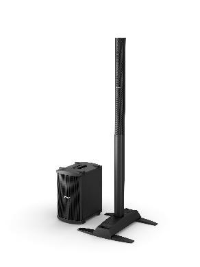 The power stand will drive 2 x B1 bass modules if required. 12 speaker articulated array with power stand and B1 bass module. 180 x 0 dispersion, 121dB peak, 40hz @ - 3db.