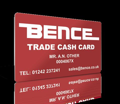1st November 2015 to 29th February 2016 Collect 400 points & receive a 10 Voucher Bence Builders Merchants 41-47 Fairview Road Cheltenham GL52 2EJ 01242 237241 www.bence.co.