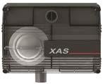 The XAS system is available with one inlet pipe (XAS-1) or two inlet pipes (XAS-2), and can be used with one or two detectors per system.