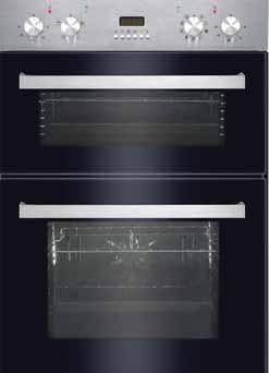 OVENS 60CM 14 FUNCTION DOUBLE ELECTRIC OVEN BDO614DX-F / 5103052 > 14 Function Stainless Steel Double Electric Oven > Black Glass With Stylish Stainless Steel Control Panel > > 30 Amp Hard Wired TOP