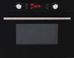 HIGH COMBI BLACK GLASS BUILT IN MICROWAVE/OVEN BDC644G-F / 5102873 > 44L Capacity > Stainless Steel Cavity > 3 Layered Glass Door > 90 Minute Timer > Included