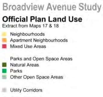 Neighbourhoods Parks & Open Space Areas Avenues and
