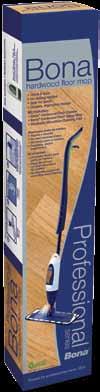 2 oz. Bona Professional Series Hardwood Cleaner 4 piece pole 1 plastic base 1 microfiber cleaning pad BONWM710019-6 22.