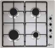 Flavel appliances oven & hob packs FLH62NXP 127 FLS62FX 207 A FLS64FX 223 A FLS65FX 239 A 60cm gas hob with side controls included in