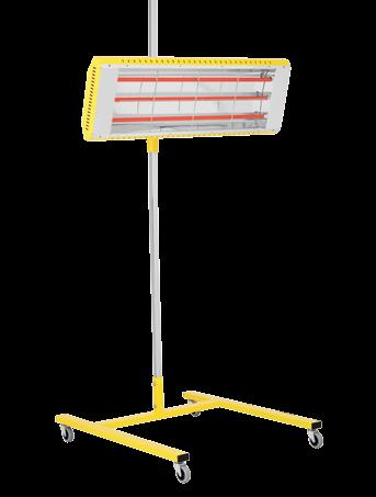 x 1' coverage area for spot curing Product is also available with 6' high accessory stand Part No. 14-1025 (sold separately) 1,800 120 15 12" 9 VOLTS AMPS WIDTH MODEL HO-6000-P Part No.
