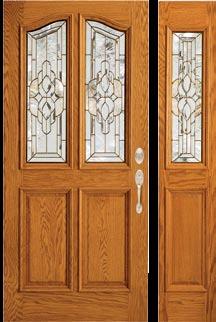 IWP Custom Wood or IWP Aurora Custom Fiberglass exterior doors,