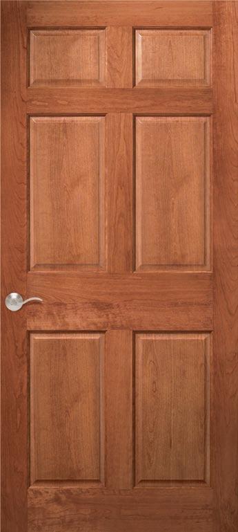 interior doors are available with wood finishes that were commonly used in