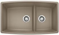 Optional Kitchen Sinks Blanco Performa 1-3/4 Bowl Silgranit Sink With Low Divide Choice of Colors