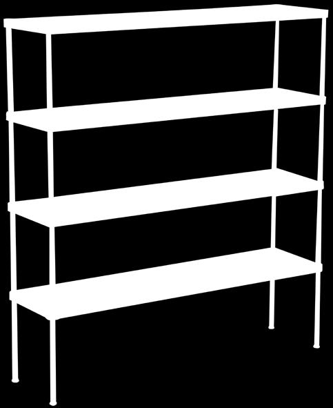 Industrial Products Fastrack Modular Shelving Franke Model Fastrack Modular Shelving Solid/Louvred (please specify) Shelves manufactured from 1.