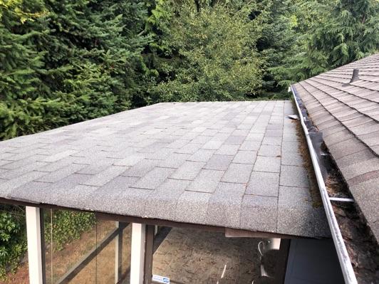 1. Roof Condition Roof Architectural Composition shingle. Roof surface is appeared in good condition overall.