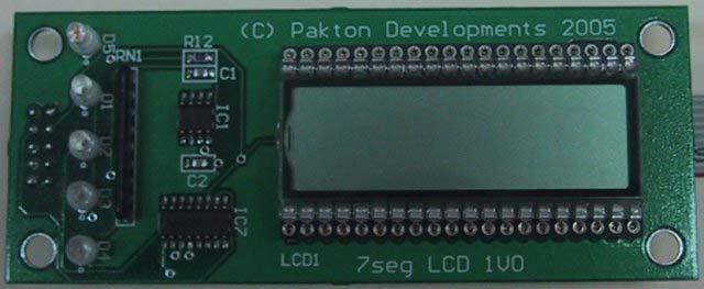 Optional Display Board The PTE0700 series monitors now have the provision for an optional LCD display PCB.