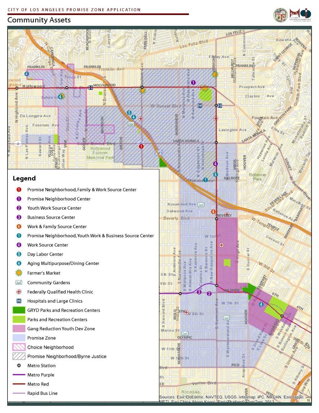 Central Los Angeles Promise Zone The Central Los Angeles Promise Zone was designated by the Obama administration in 2014.
