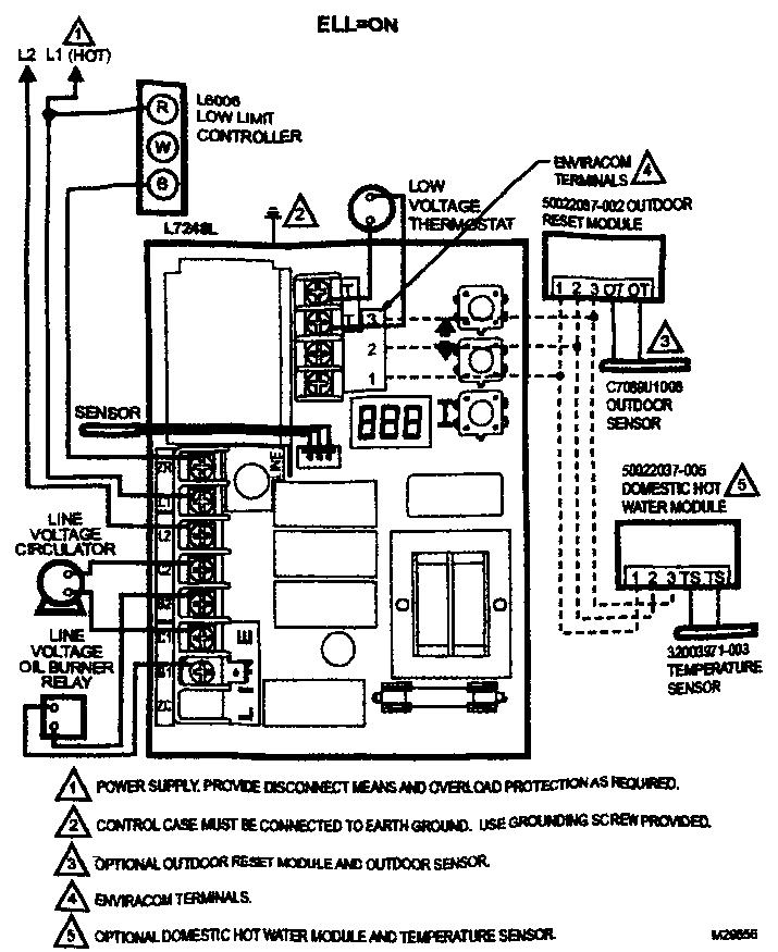 Refer to wiring diagram for electrical connections. (Fig. 5 or 6) Field connections should be protected with a 15 amp fuse.