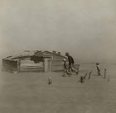 Dust Bowl - 1930s, Oklahoma, Kansas, and Texas - Caused by plowing prairies that caused the loss of natural