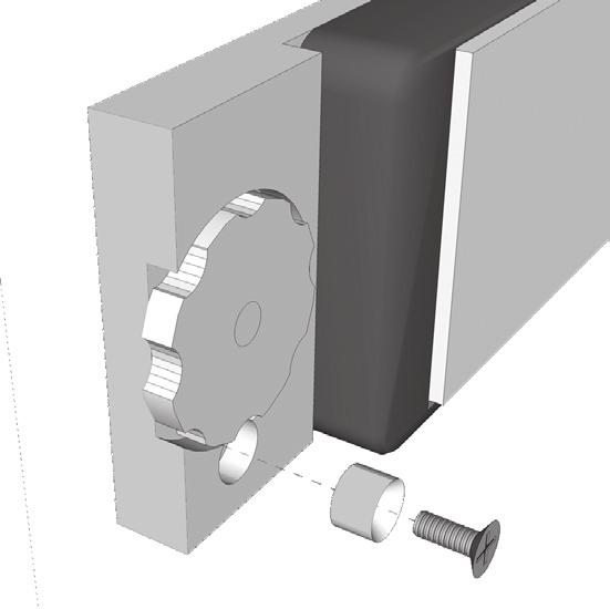 EGRESS SENSOR ADJUSTMENT The sensor and armature assembly are designed for use on a door with existing mechanical latching hardware. If used on a door without a latch, false alarms are possible.