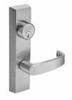 Select from the following options to order IN100 exit devices: Credentials Function 8977 Mortise lock exit device, key override 8978 Mortise lock exit device, no key override 8877 Rim exit device,