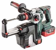 Metabo 360 VibraTech side handle Concentrated power and speed Unique vibration dampening system for maximum end-user comfort Concrete Surface Prep / Natural Stone Fabrication /