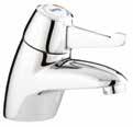 Commercial Taps TMVs & Controls Bristan Commercial Thermostatic Taps Bristan Hospital Mixers Inta TMVs Rada TMVs Single Control Polished Chrome No Waste Included Polished Chrome 460431 Solo Basin