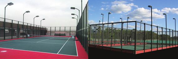 LED LIGHTING for TENNIS and PADDLE TENNIS COURTS Zephyr Series LED Light Fixture Xeleum's Zephyr Series LED