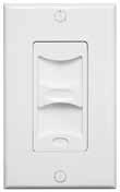 VOLUME CONTROLS VC60I - 60W impedance-balancing volume control with autoformer - Fits in most single-gang J-boxes and plaster rings - Includes white, bone and almond plates, inserts and knobs -