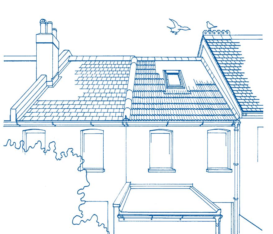 Roofs and drains ROOFS AND DRAINS Slates Ridge tiles Interlocking tiles