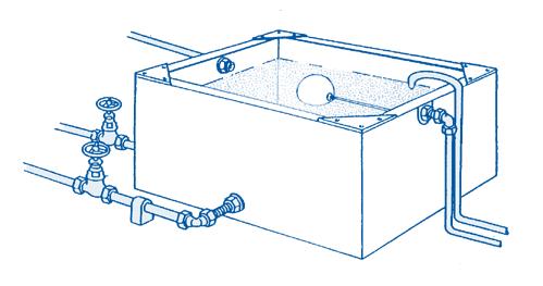 STOPCOCKS, GATE VALVES ETC Cold water storage tank Diagram